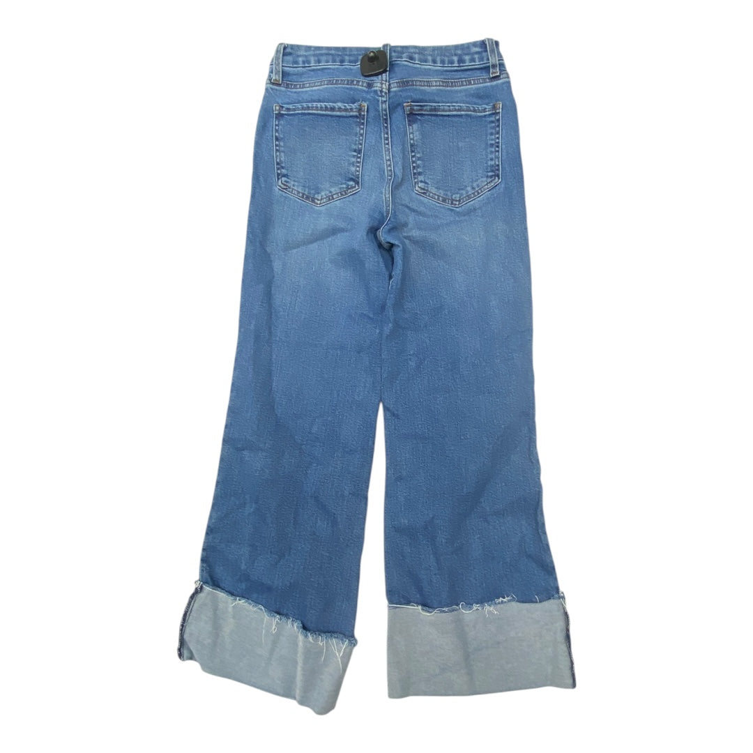 Jeans Wide Leg By Kut In Blue Denim, Size:0