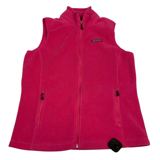 Vest Designer By Vineyard Vines In Pink, Size:M