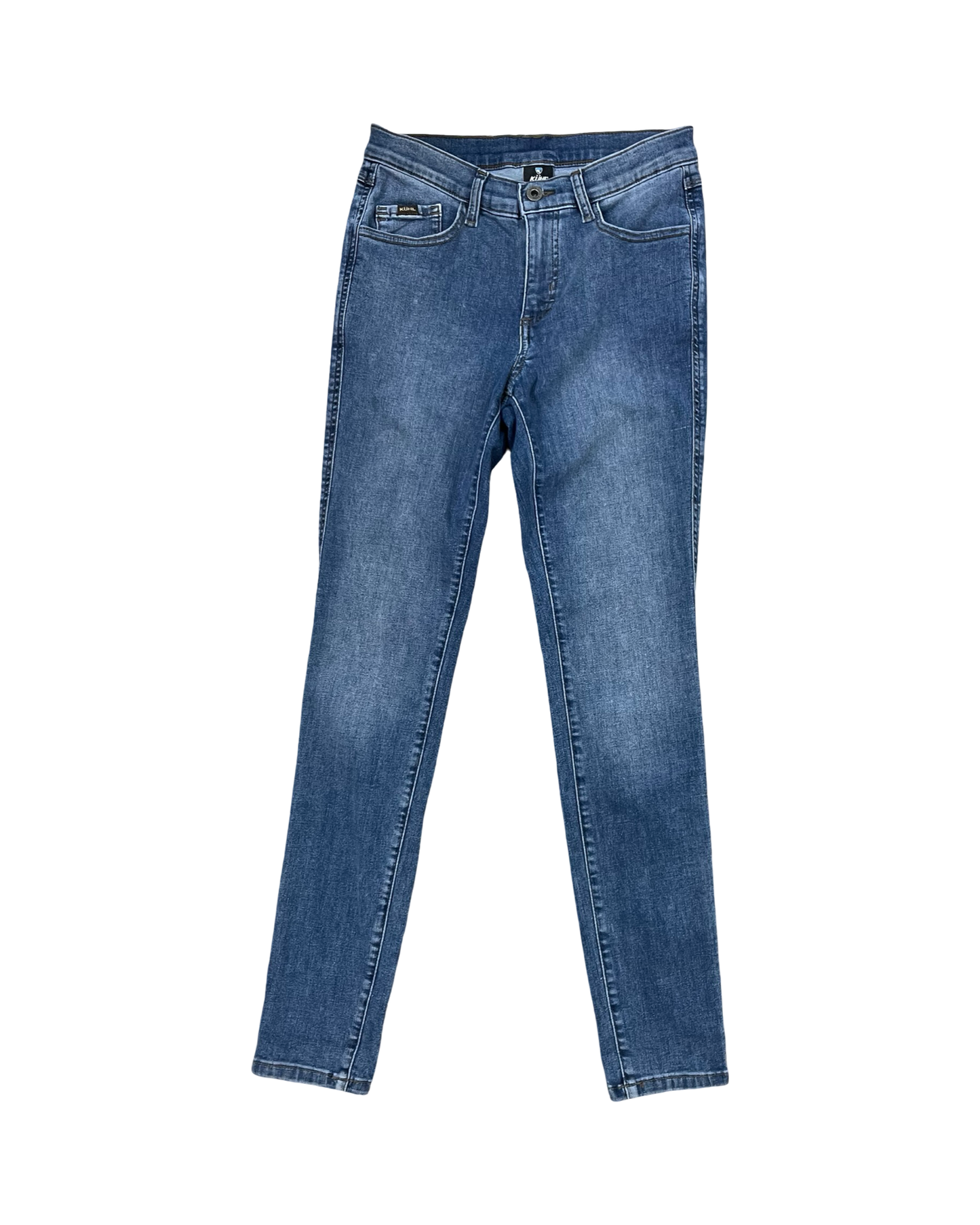 Jeans Skinny By Kuhl In Blue Denim, Size:4