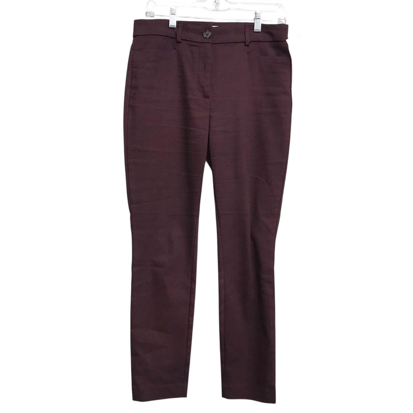Pants Chinos & Khakis By Loft In Maroon, Size:4