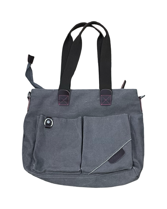 Handbag By Clothes Mentor In Brown & Pink, Size:Large