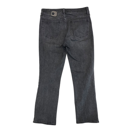 Jeans Cropped By Gap In Black Denim, Size:8