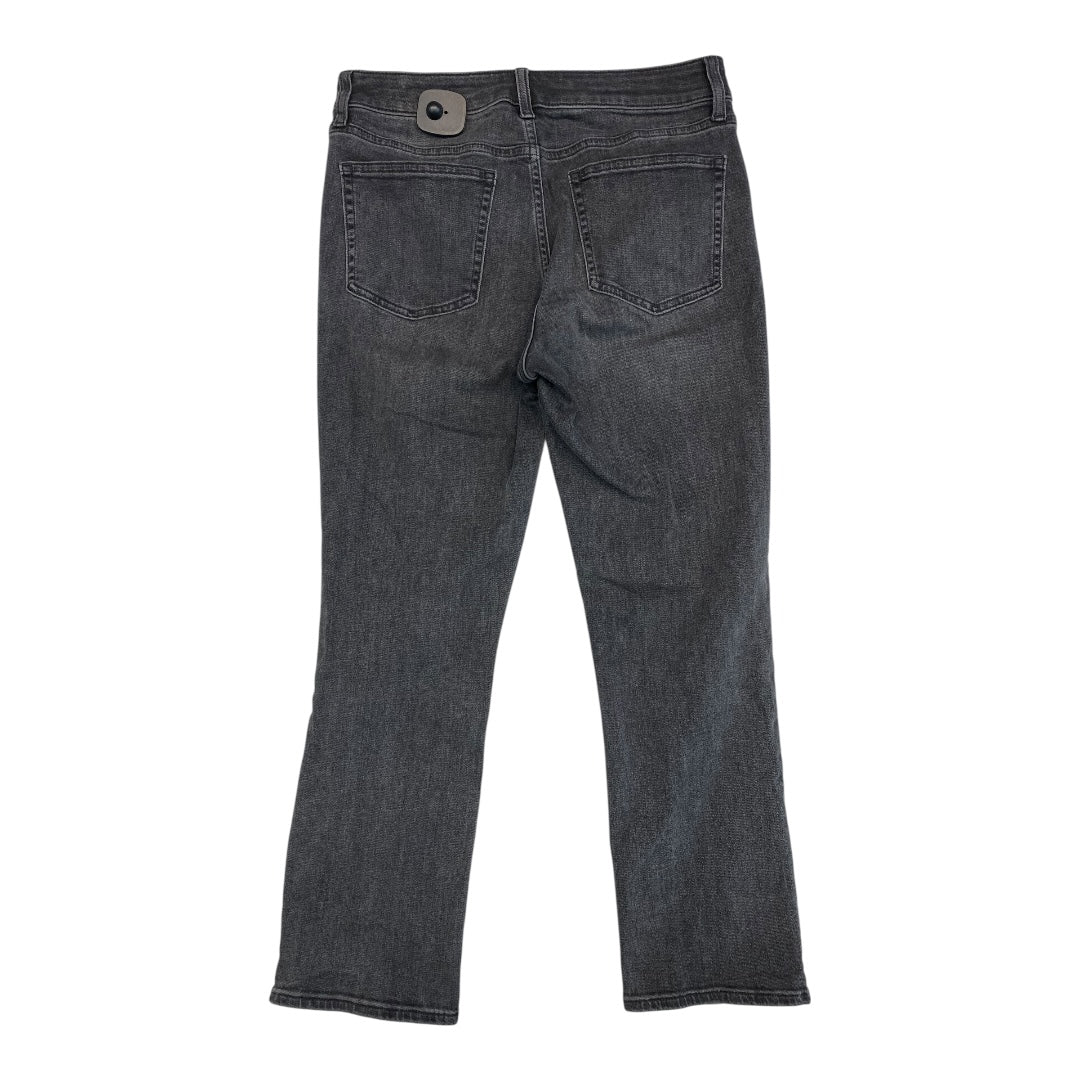 Jeans Cropped By Gap In Black Denim, Size:8