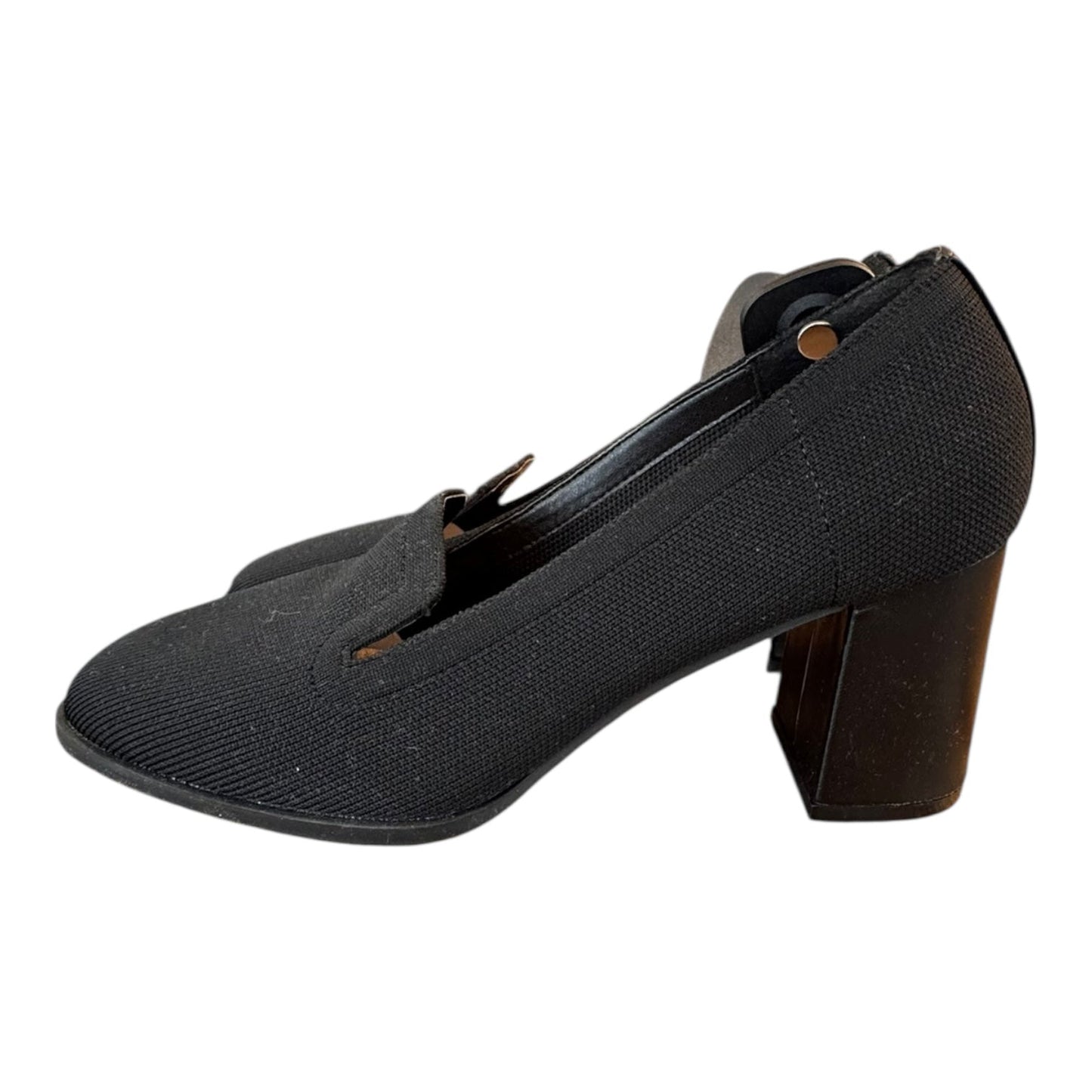 Shoes Heels Block By Adrienne Vittadini In Black, Size:10