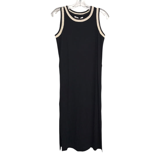 Dress Casual Midi By Loft In Black, Size:Xsp