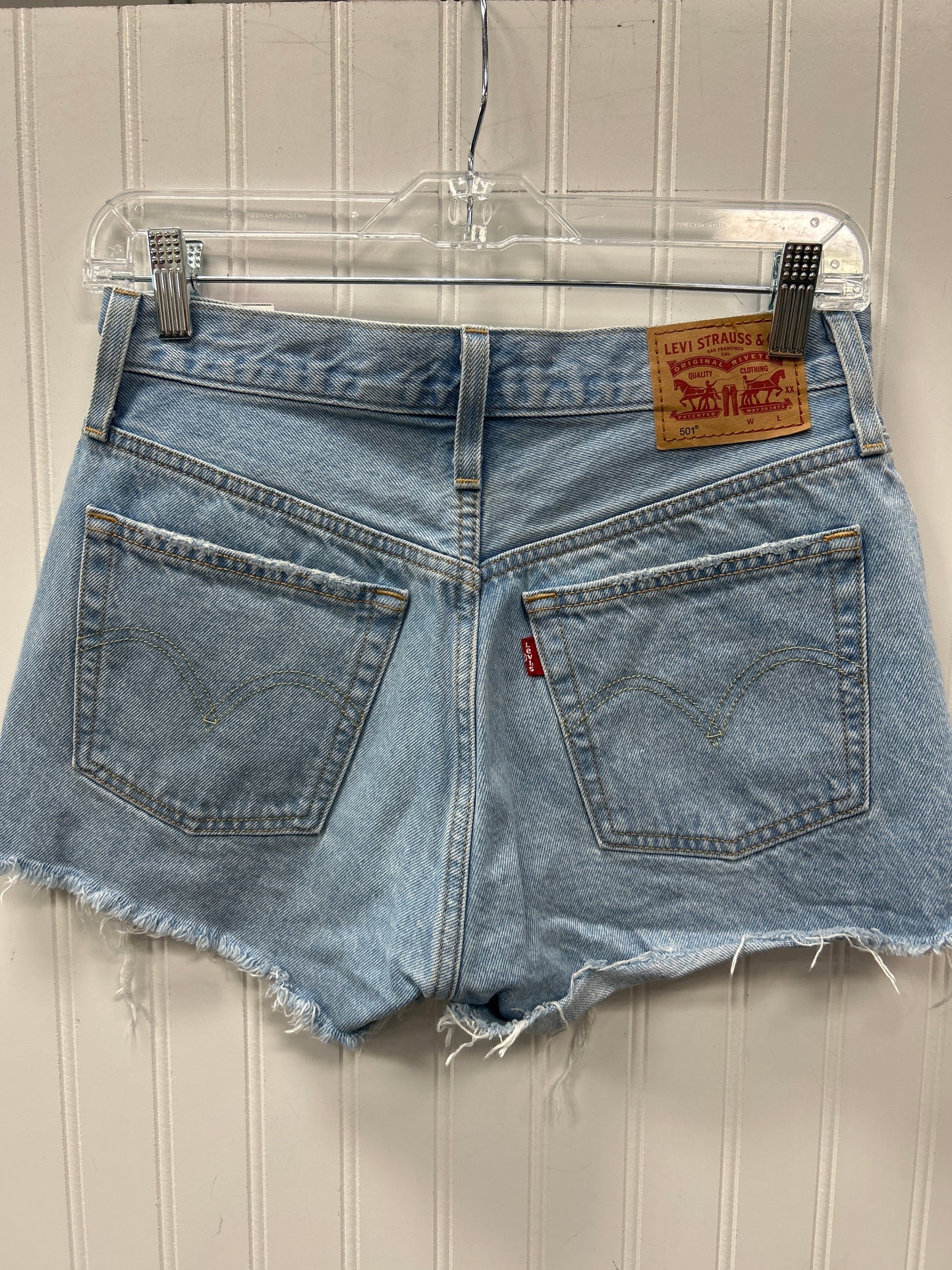 Shorts By Levis In Blue Denim, Size:4