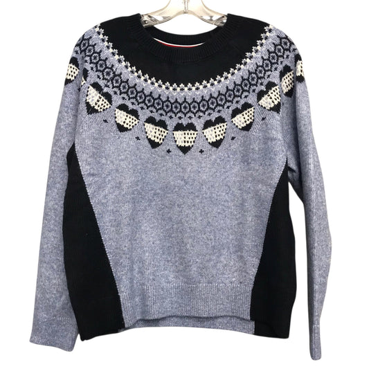 Sweater By Tommy Hilfiger In Blue & White, Size:M