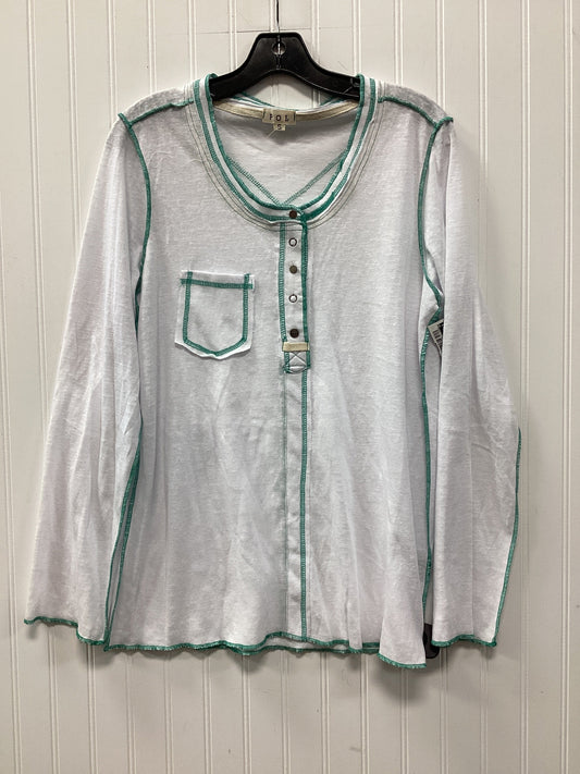 Top Ls By Pol In White, Size:S