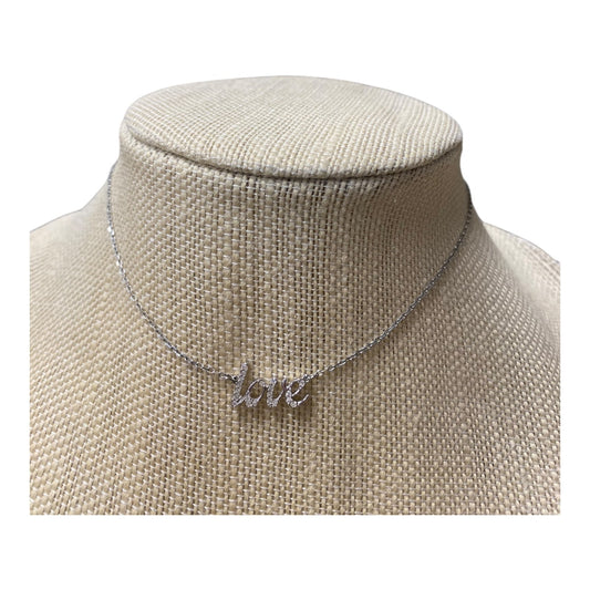 Necklace Designer By Swarovski In Silver