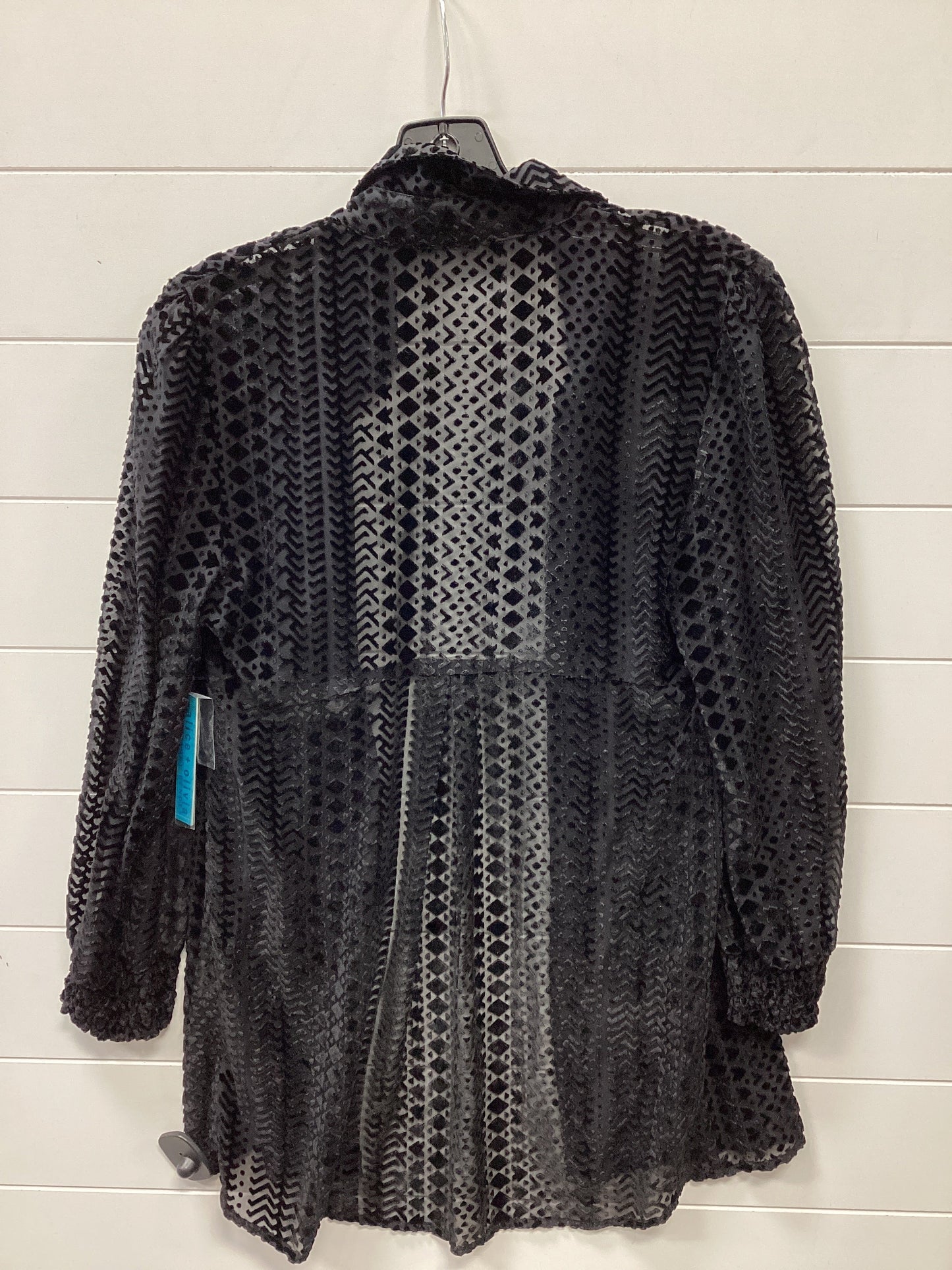 Top Ls Designer By Alice + Olivia In Black, Size:S