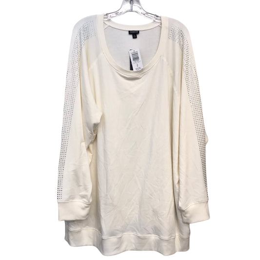 Sweatshirt Crewneck By Torrid In Cream, Size:4X