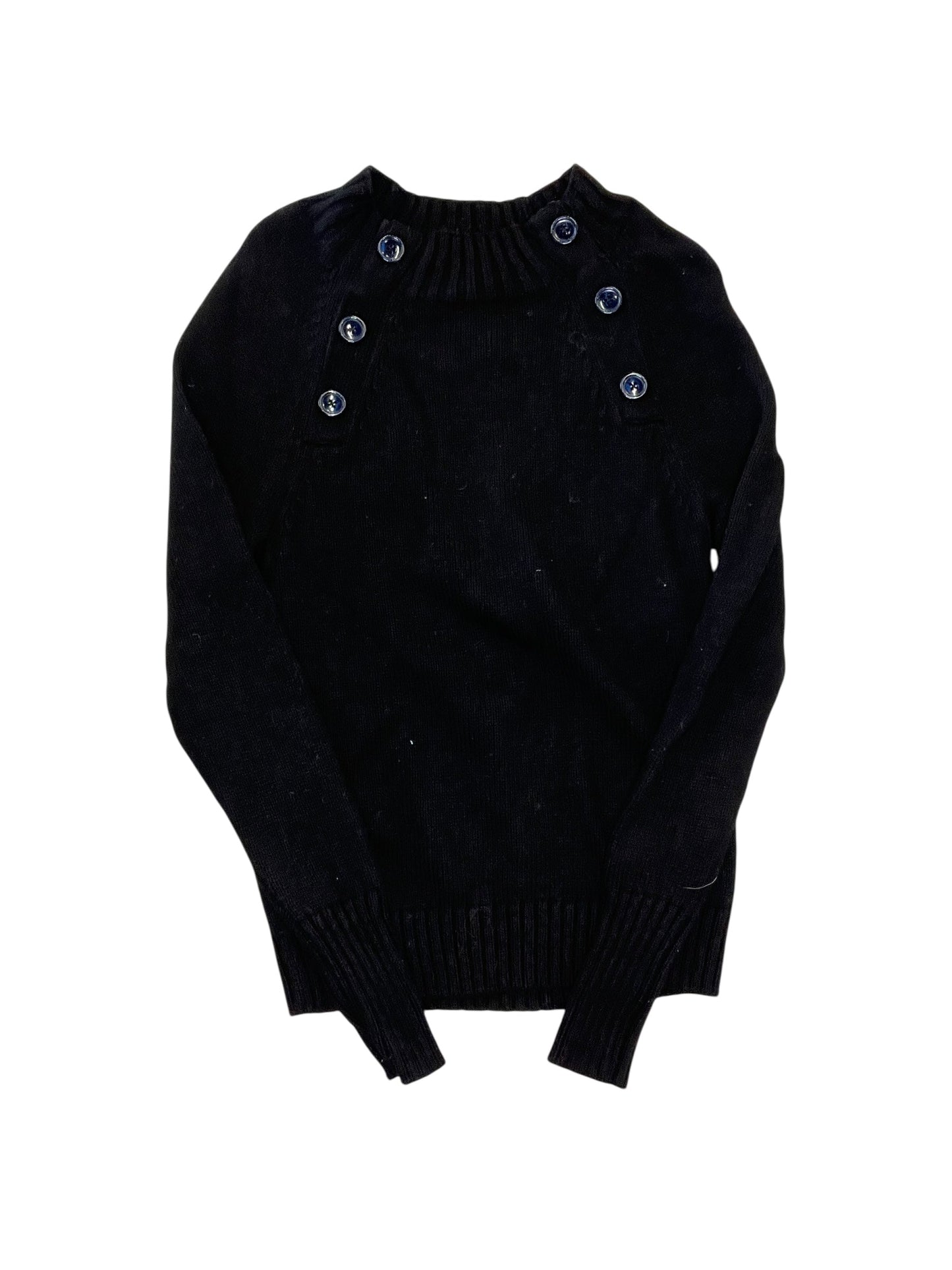 Sweater By J. Crew In Black, Size:Xxs