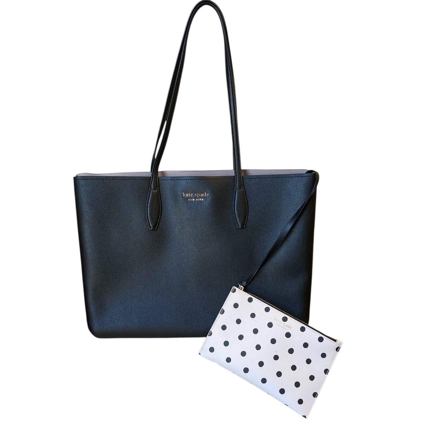 Tote Designer By Kate Spade In Black, Size:Large