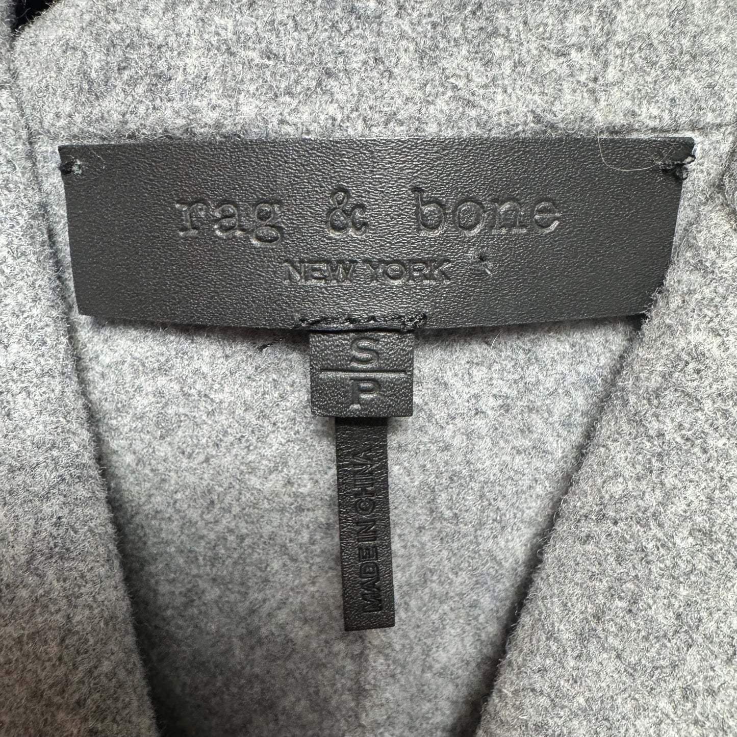 Wool Blend Vest Other By Rag And Bone In Grey, Size: S
