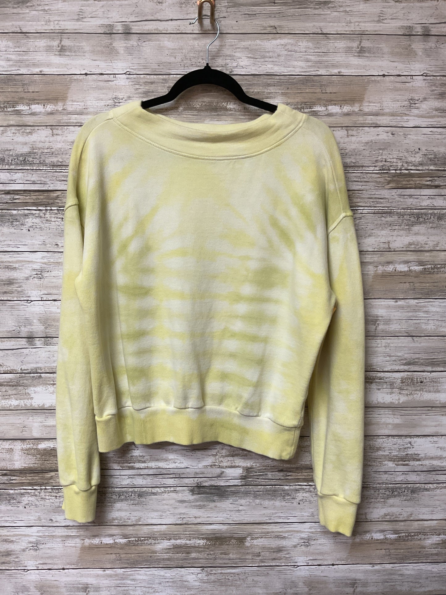 Sweatshirt Collar By Pilcro In Yellow, Size:M