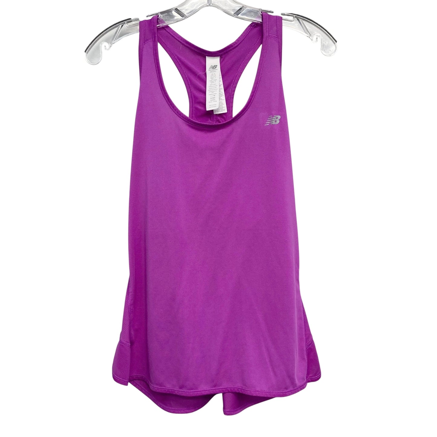 Athletic Tank Top By New Balance In Purple, Size:M