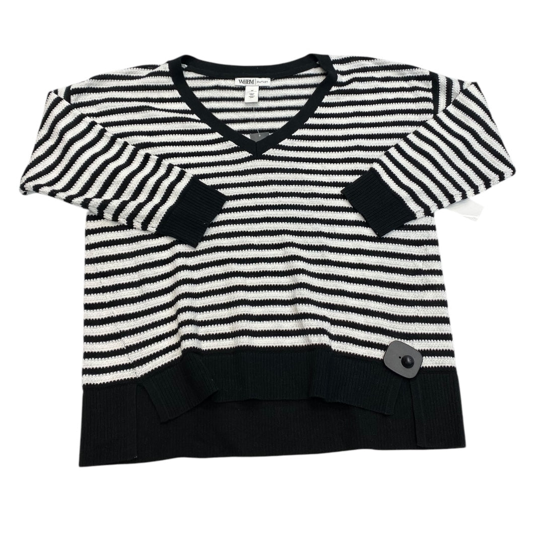 Sweater By White House Black Market In Black & White, Size:M