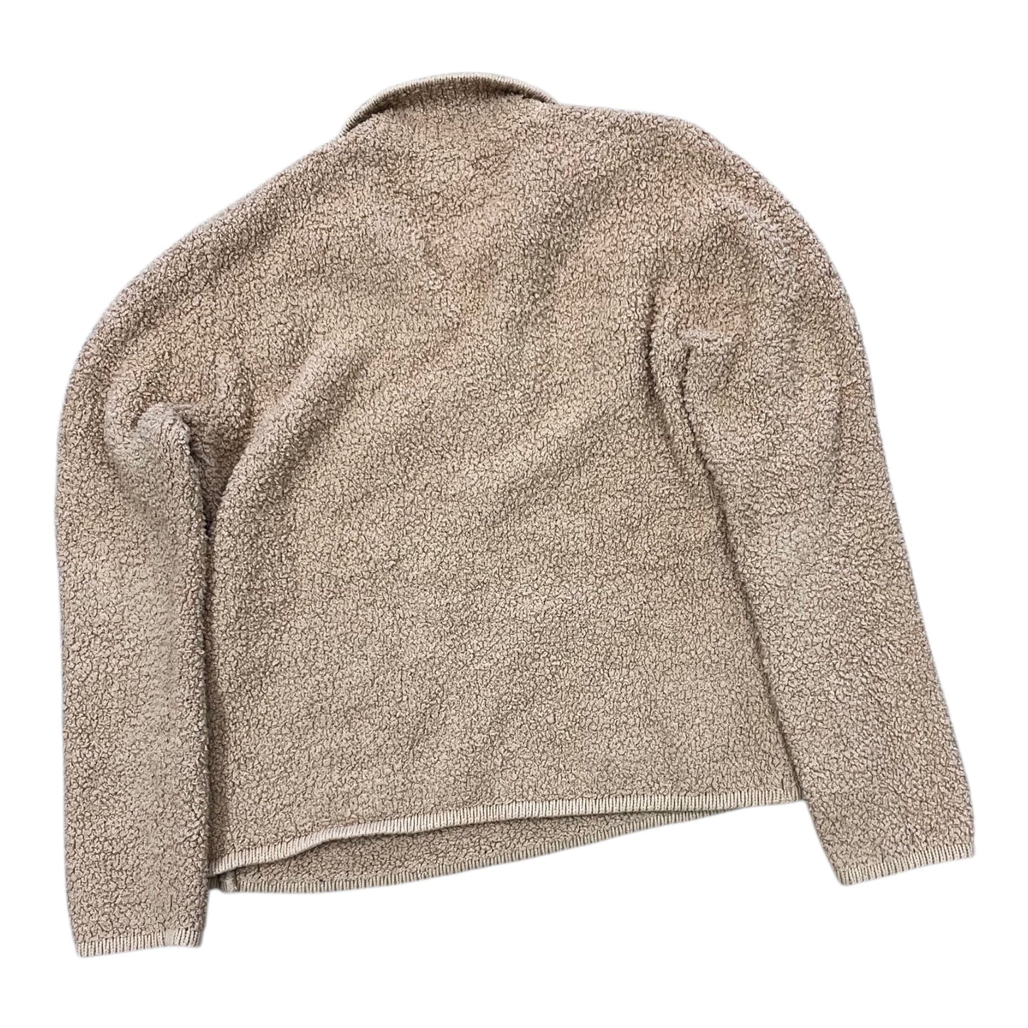 Sweatshirt Collar By Natural Reflections In Tan, Size:M