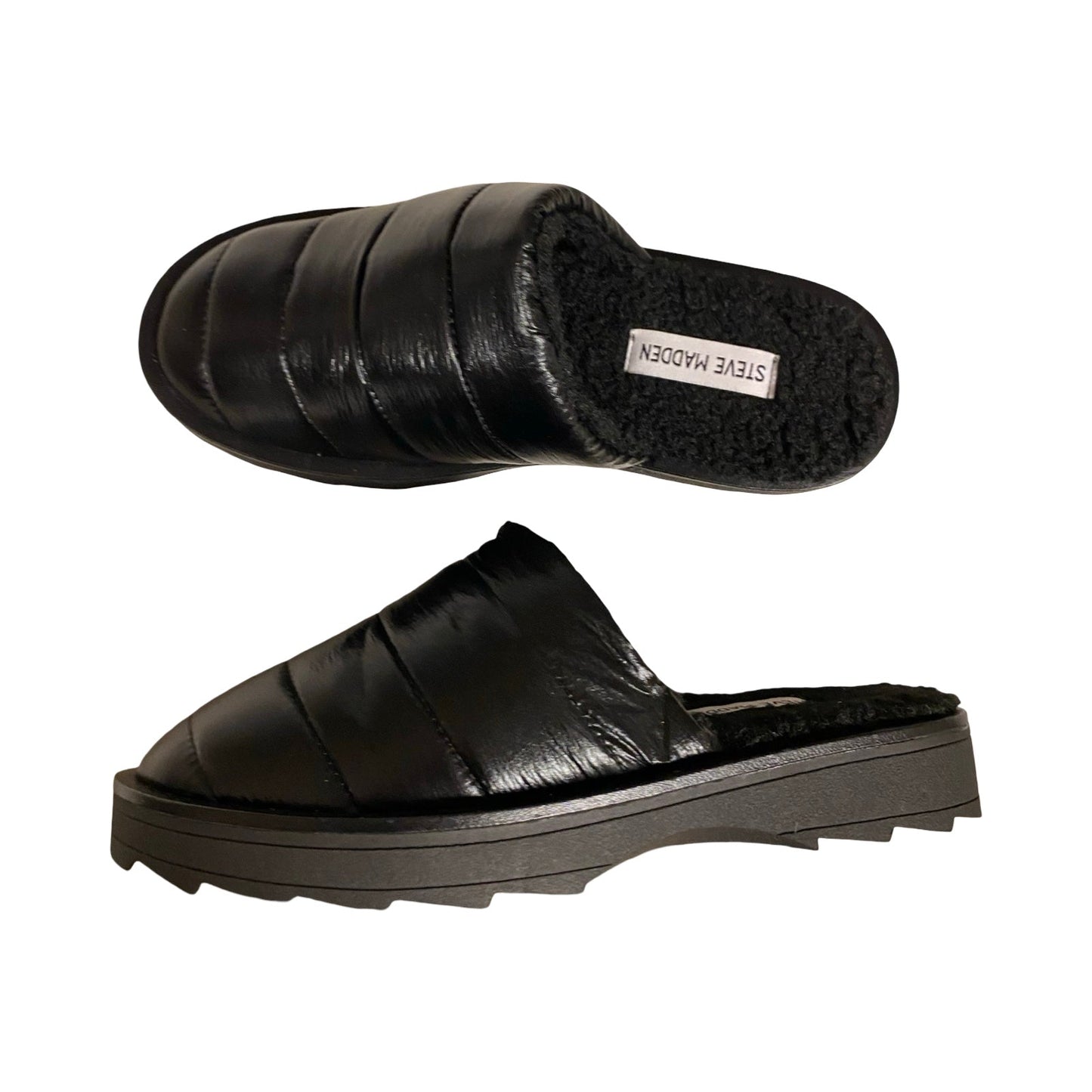 Shoes Flats By Steve Madden In Black, Size:9