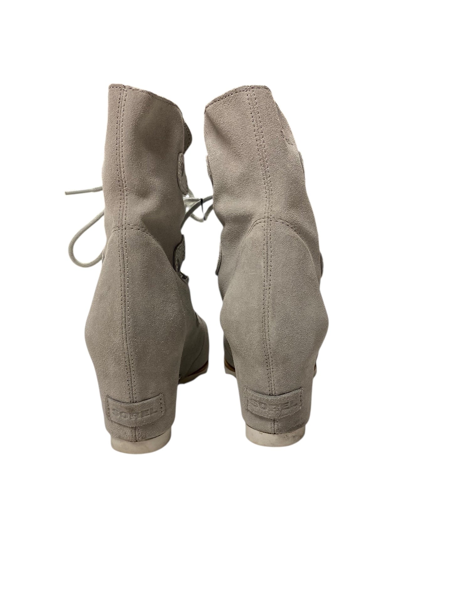 Boots Designer By Sorel In Grey, Size:8