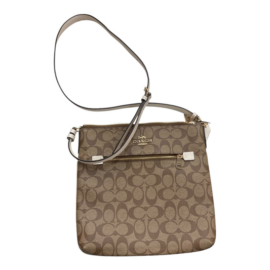 Handbag Designer By Coach In Cream, Size:Medium