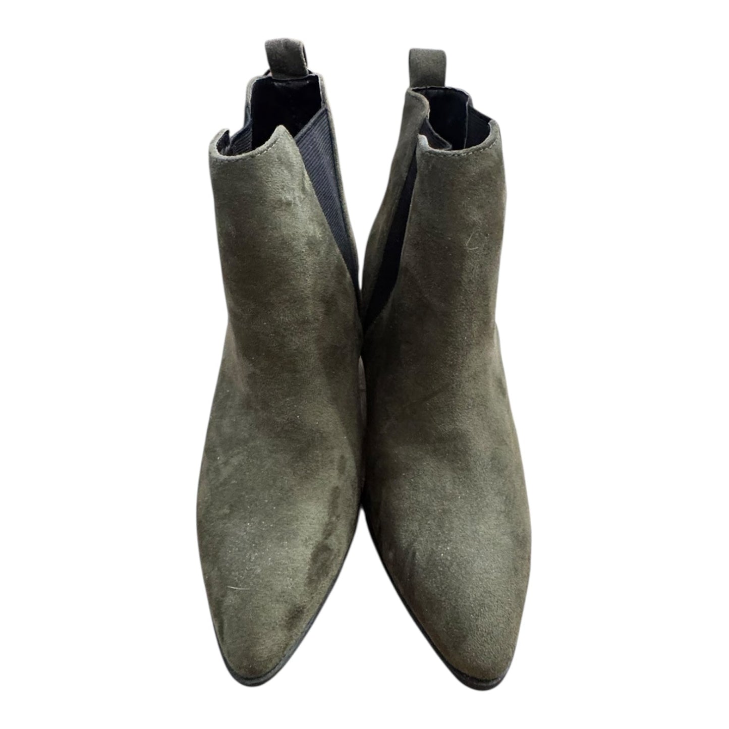 Boots Ankle Heels By Charlotte Russe In Green, Size:9