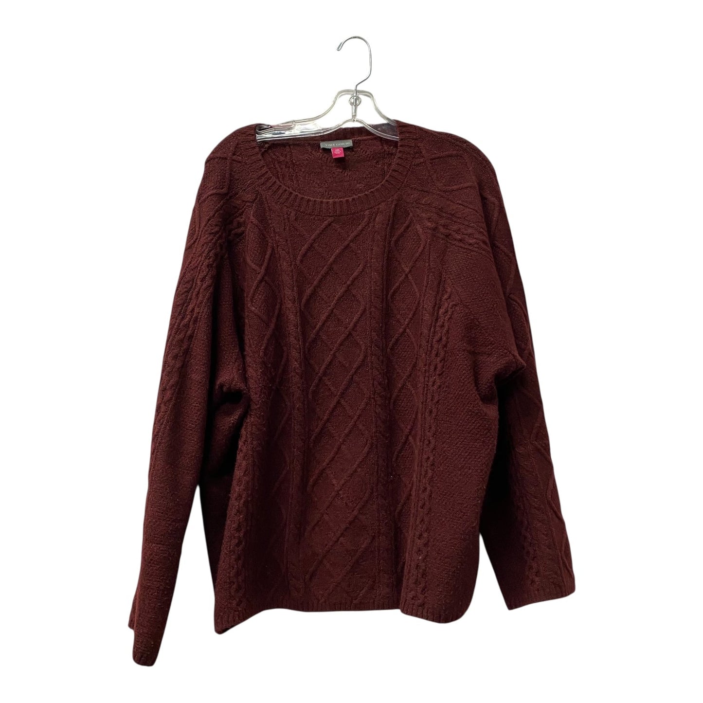 Sweater By Vince Camuto In Red, Size:1X