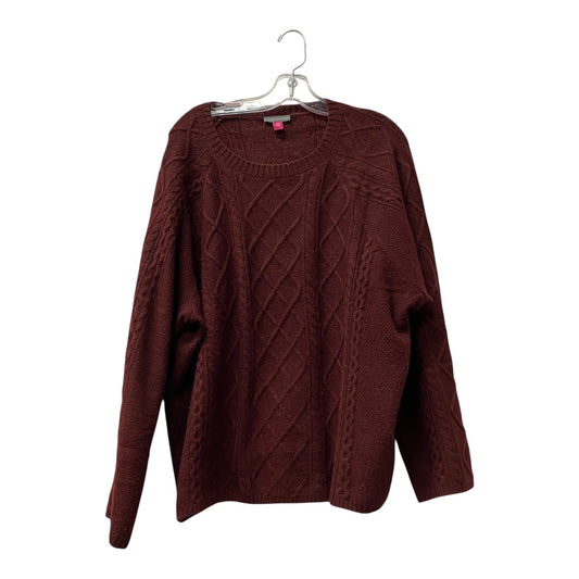 Sweater By Vince Camuto In Red, Size:1X