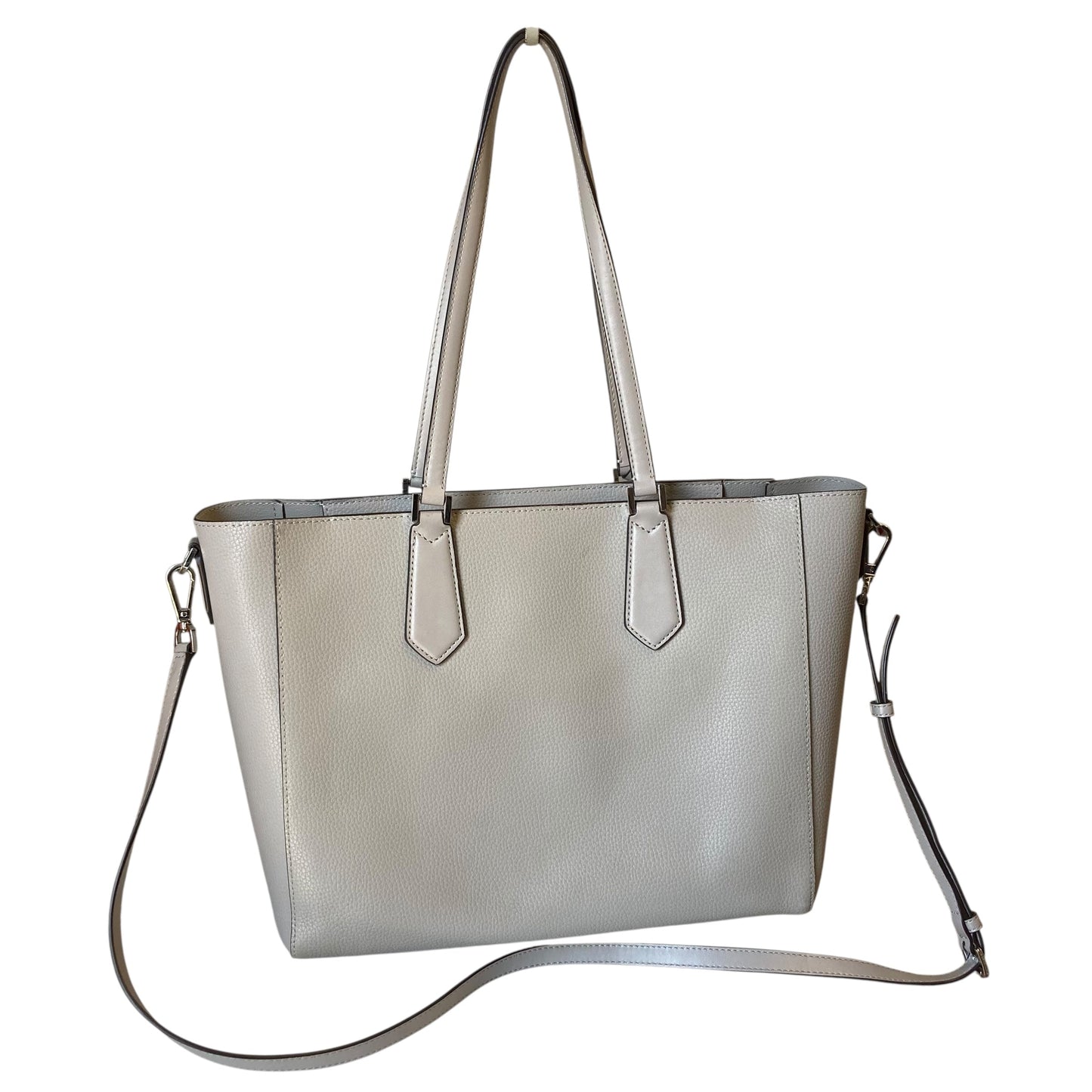 Tote Designer By Michael Kors In Grey, Size:Large