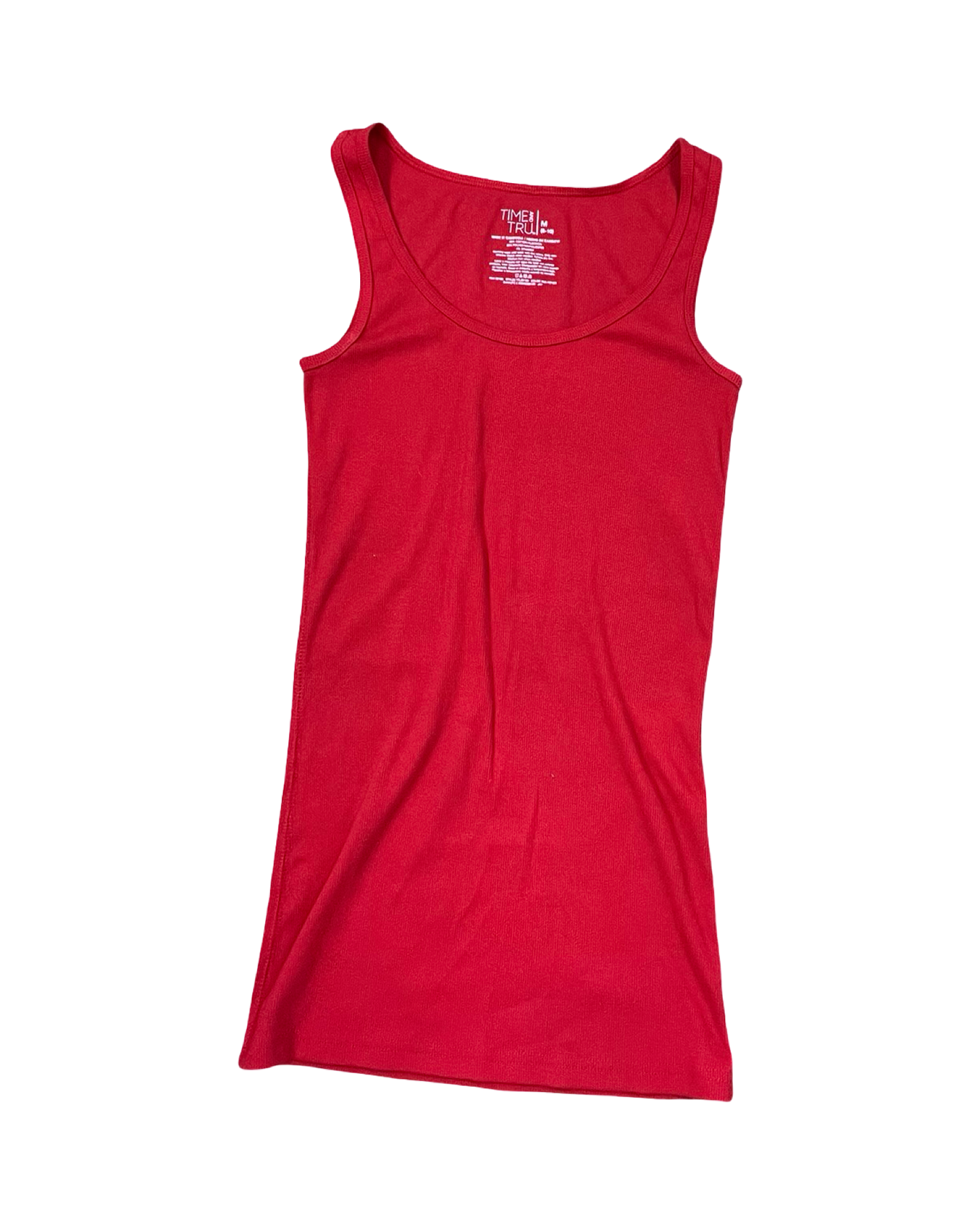 Tank Top By Time And Tru In Red, Size:M