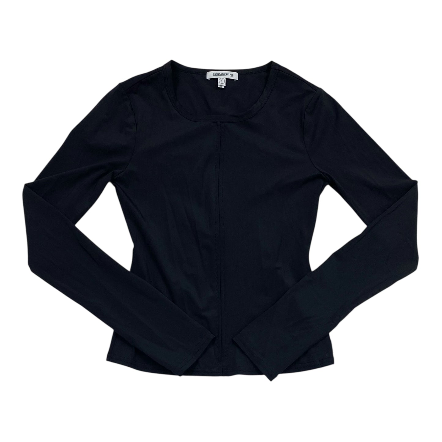 Top Ls By Good American In Black, Size:Xs