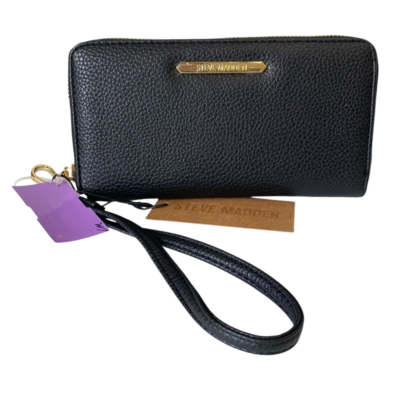 Wallet By Steve Madden In Black, Size:Large