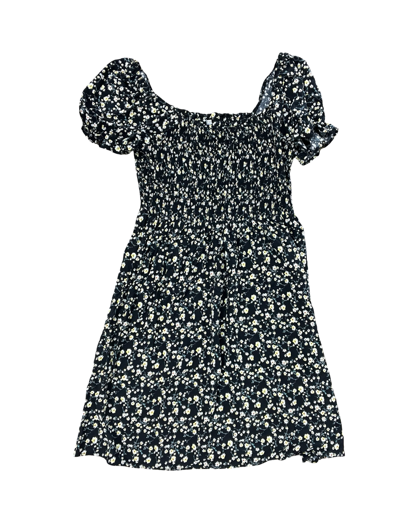 Dress Casual Midi By Auw In Black & Yellow, Size:1X