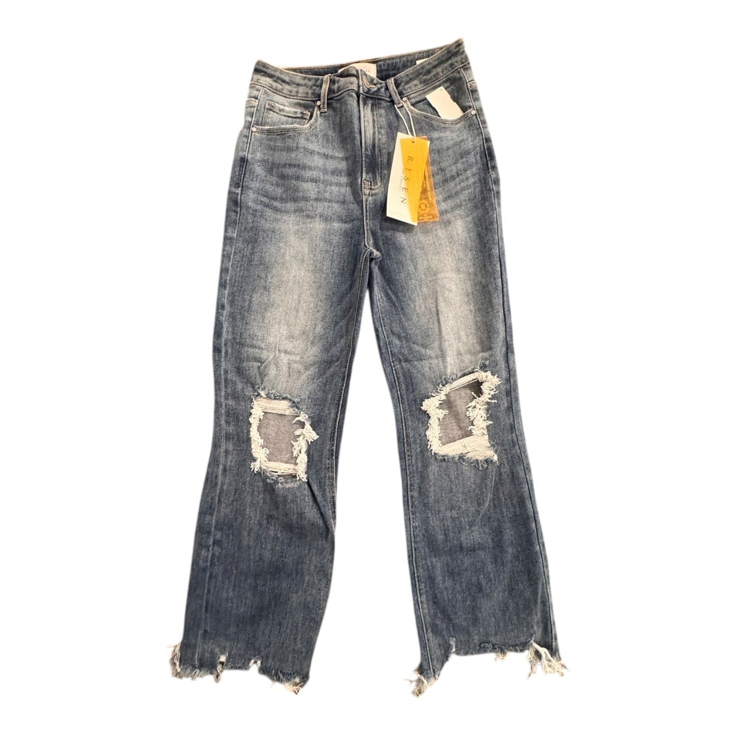 Jeans Wide Leg By Risen In Blue Denim, Size:10