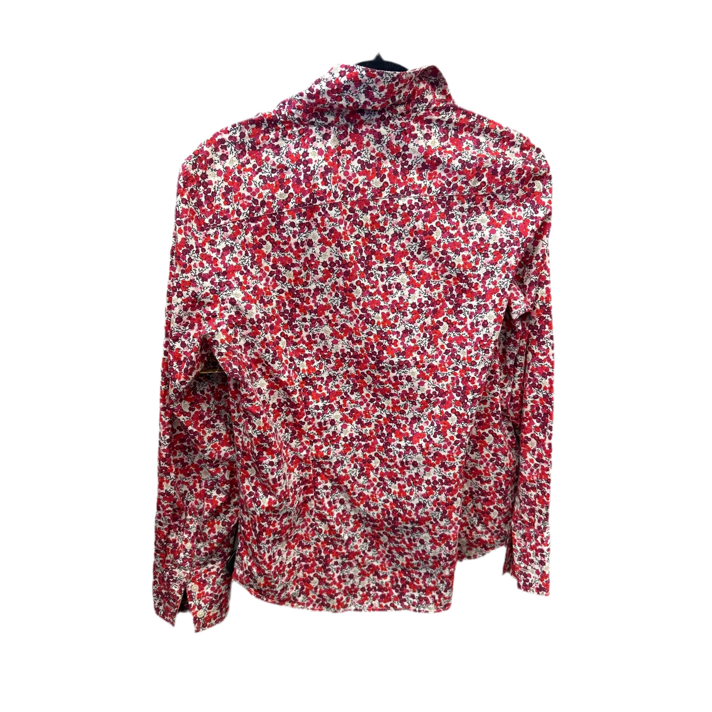 Top Long Sleeve By Tommy Hilfiger In Red, Size: L