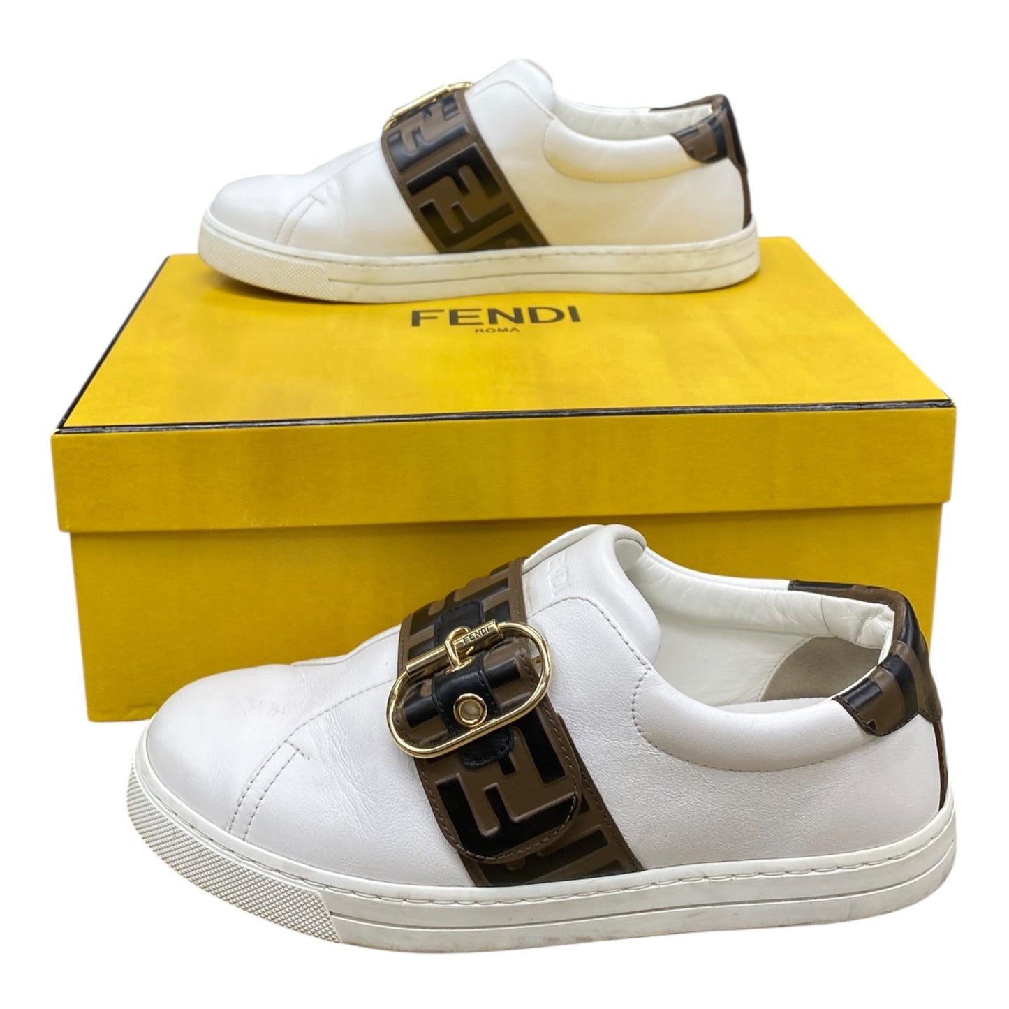 Shoes Luxury Designer By Fendi In Multi, Size:6