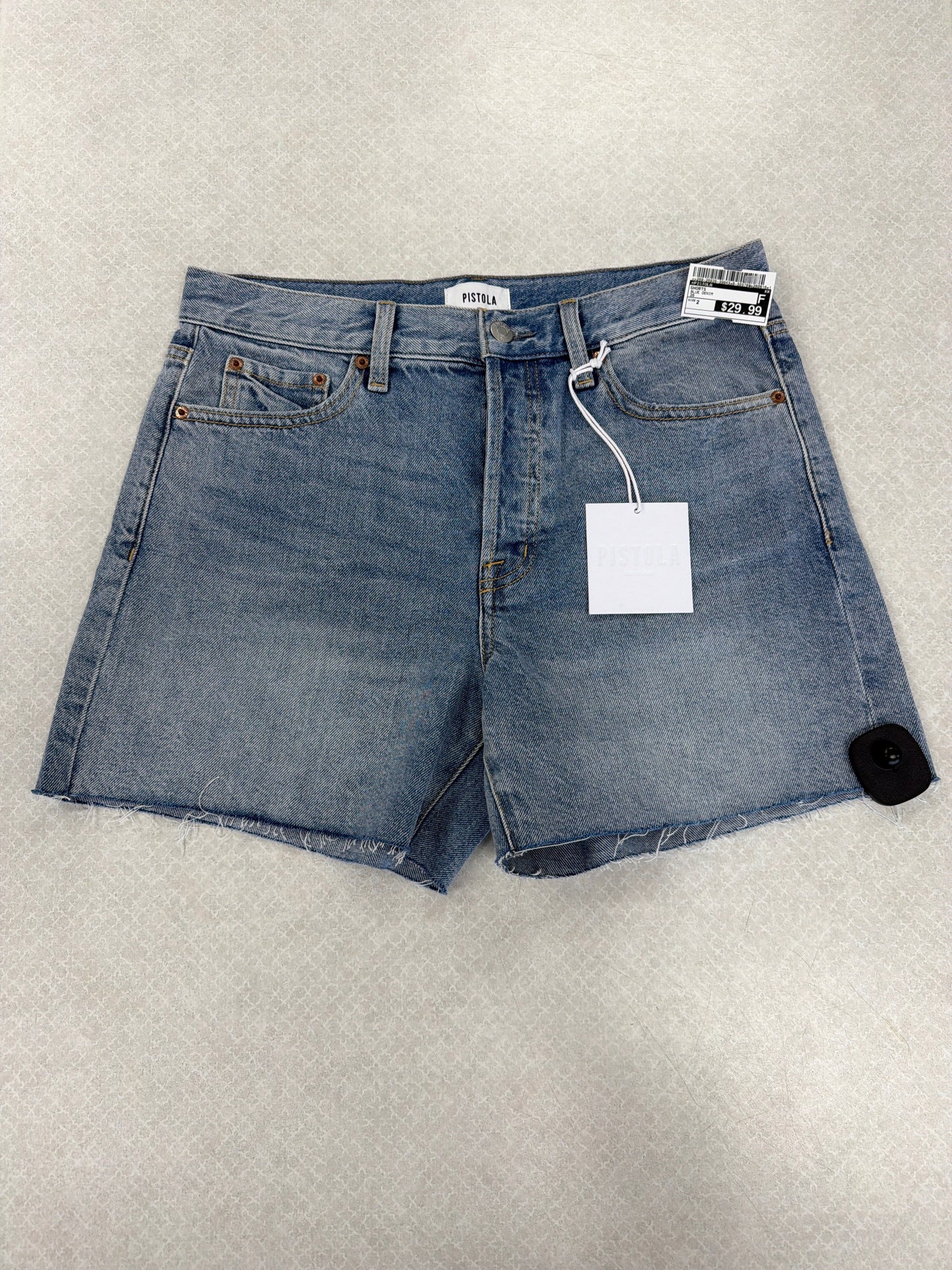 Shorts By Pistola In Blue Denim, Size:2
