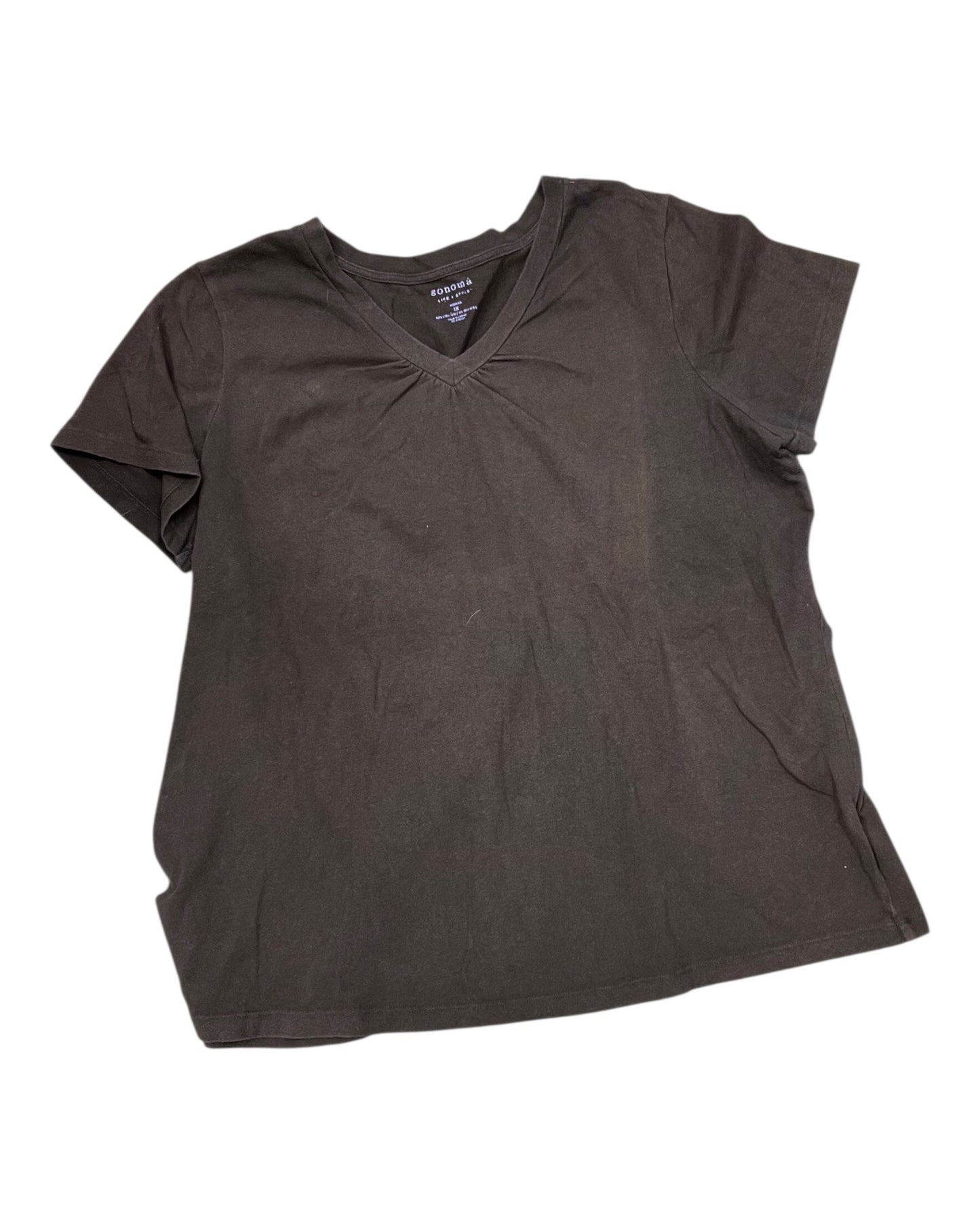 Top Ss By Sonoma In Brown, Size:1X