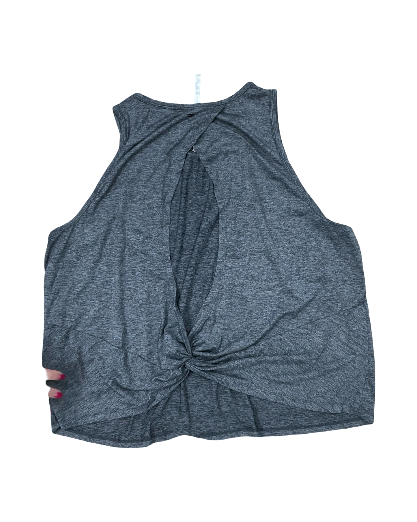 Athletic Tank Top By Fabletics In Grey, Size:3X