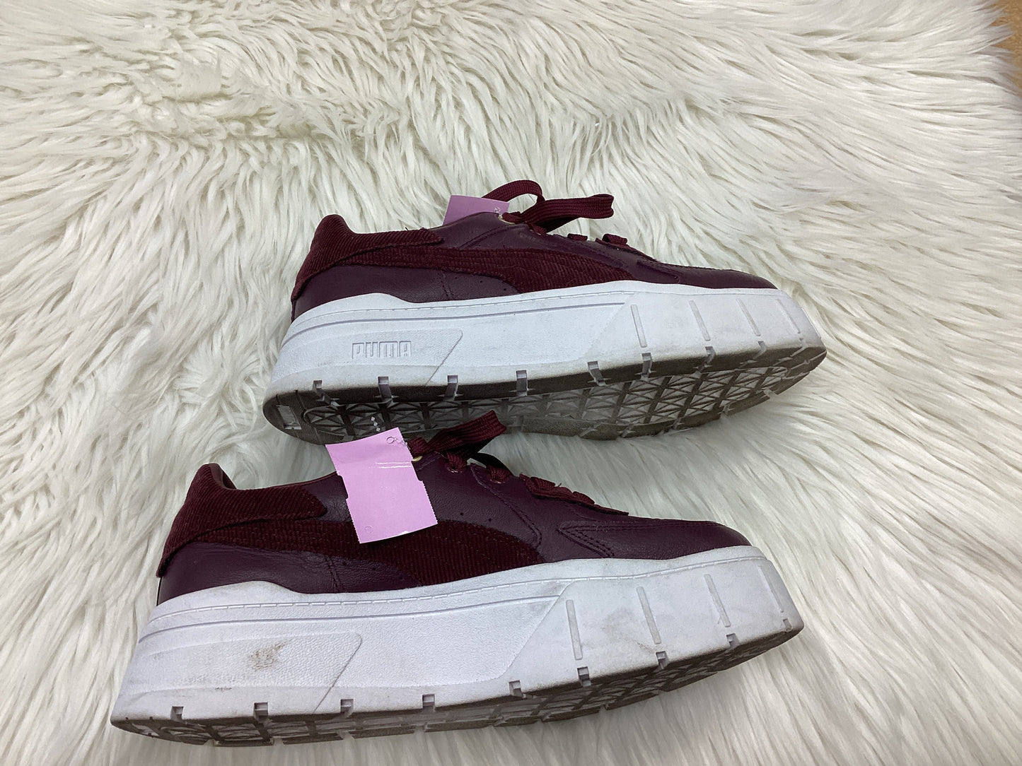 Shoes Sneakers By Puma In Maroon, Size:10