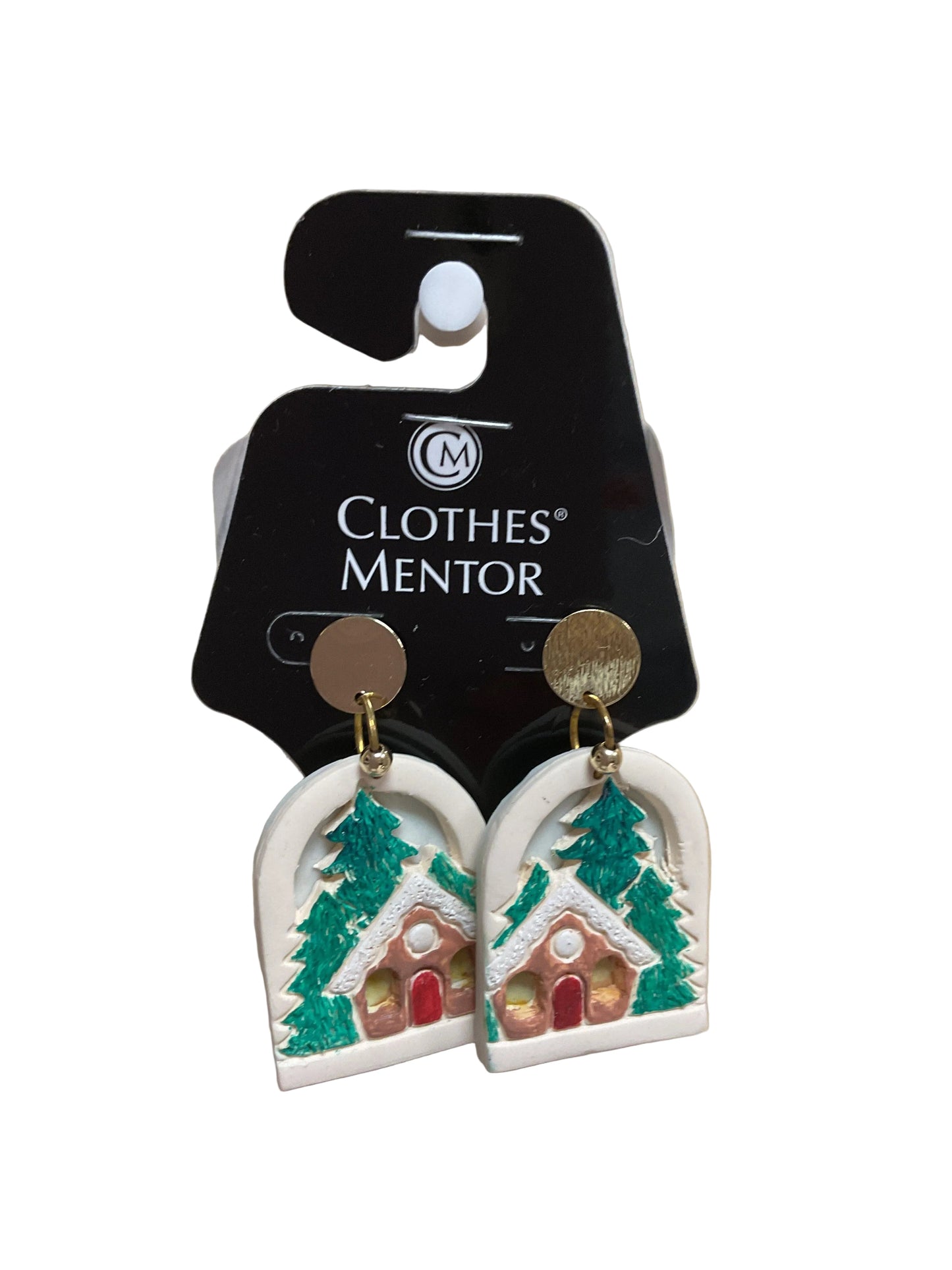 Earrings Dangle/Drop By Clothes Mentor In Green & Tan