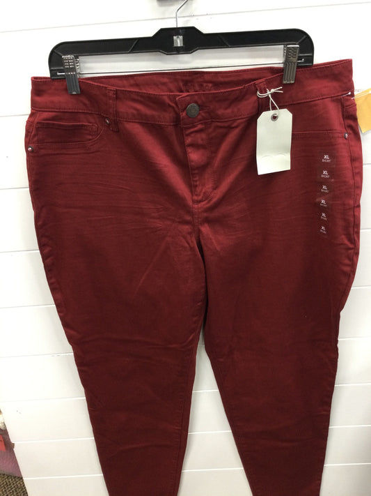 Pants Other By Maurices In Red, Size:Xlp