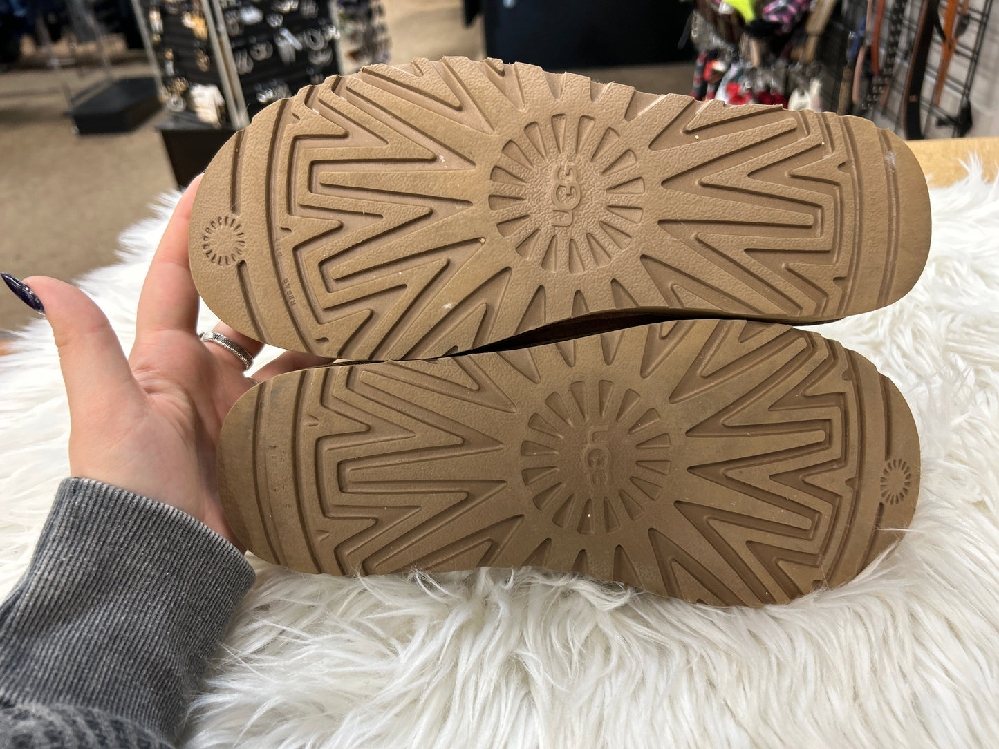 Boots Designer By Ugg In Brown, Size:9