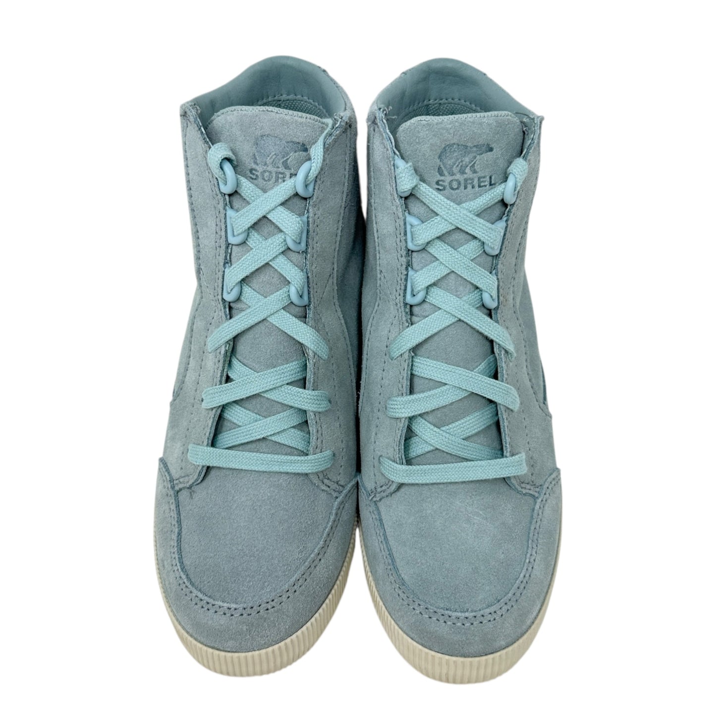 Out 'N About Wedge Booties By Sorel In Aqua, Size: 6.5