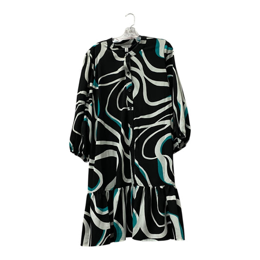 Dress Work By Nine West In Black & White, Size:2X