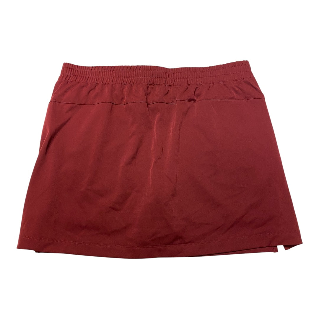 Athletic Skort By Lady Hagen In Red, Size:Xl