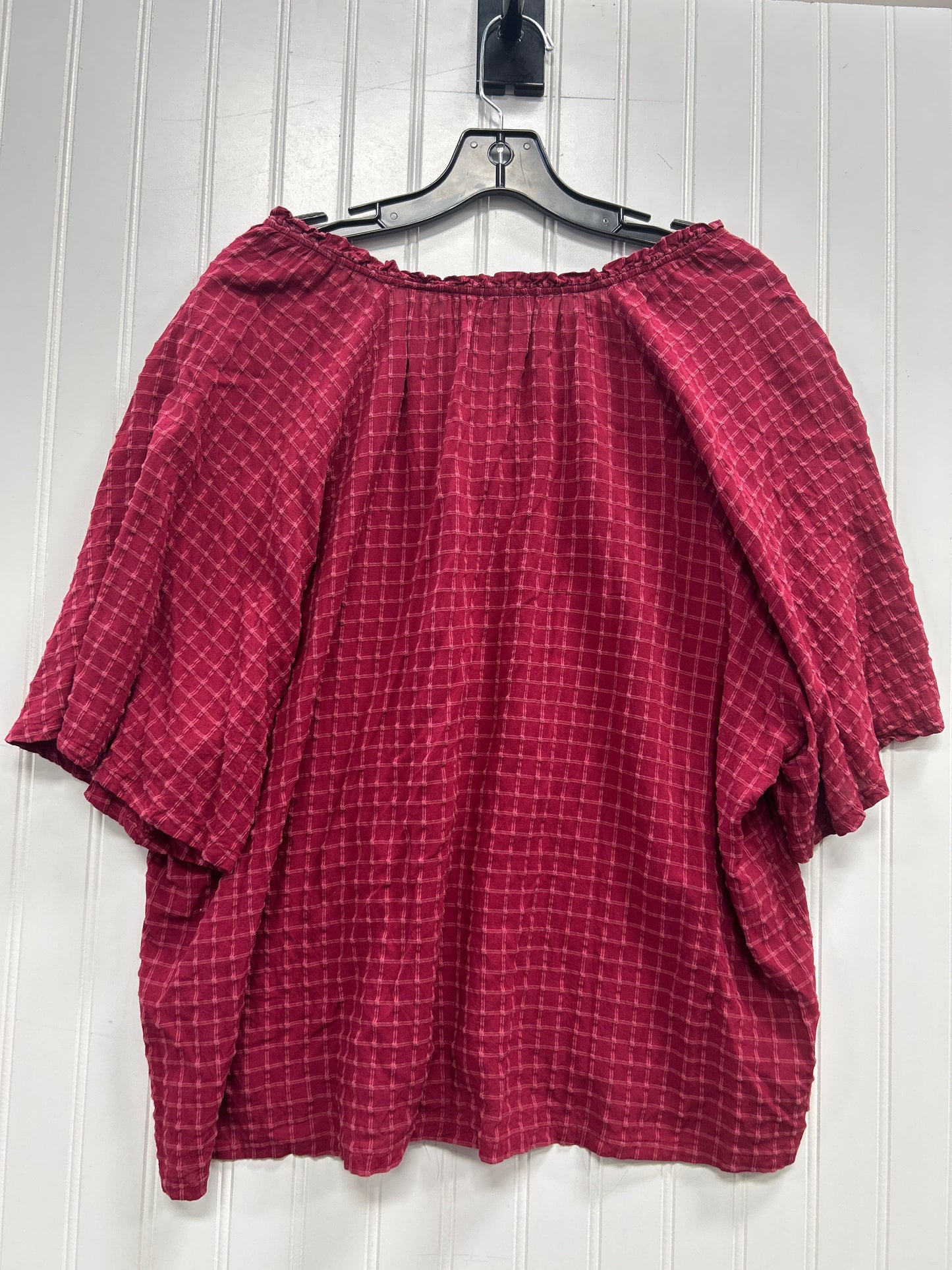 Top Ss By Loft In Red, Size:Xxl