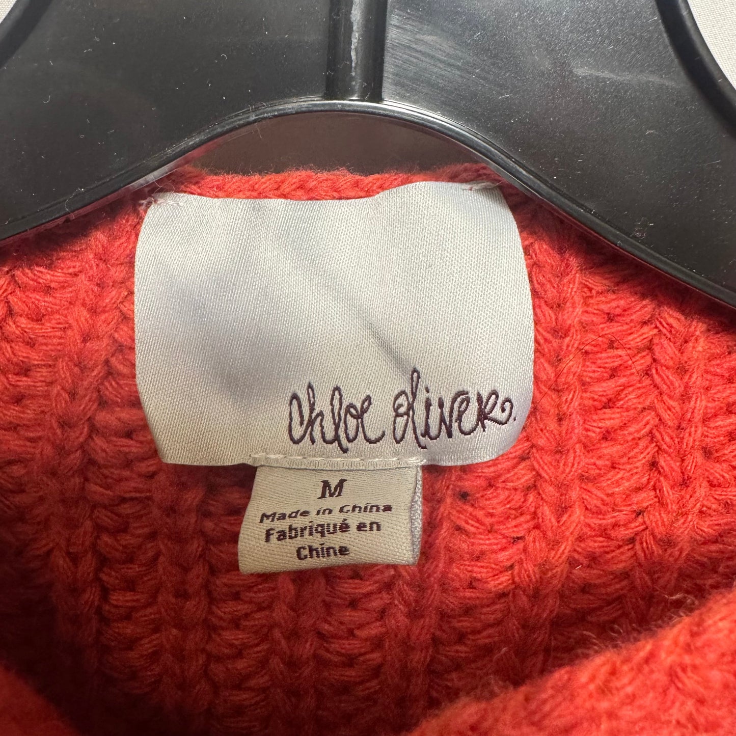 Sweater By Chloe Oliver In Orange, Size: M