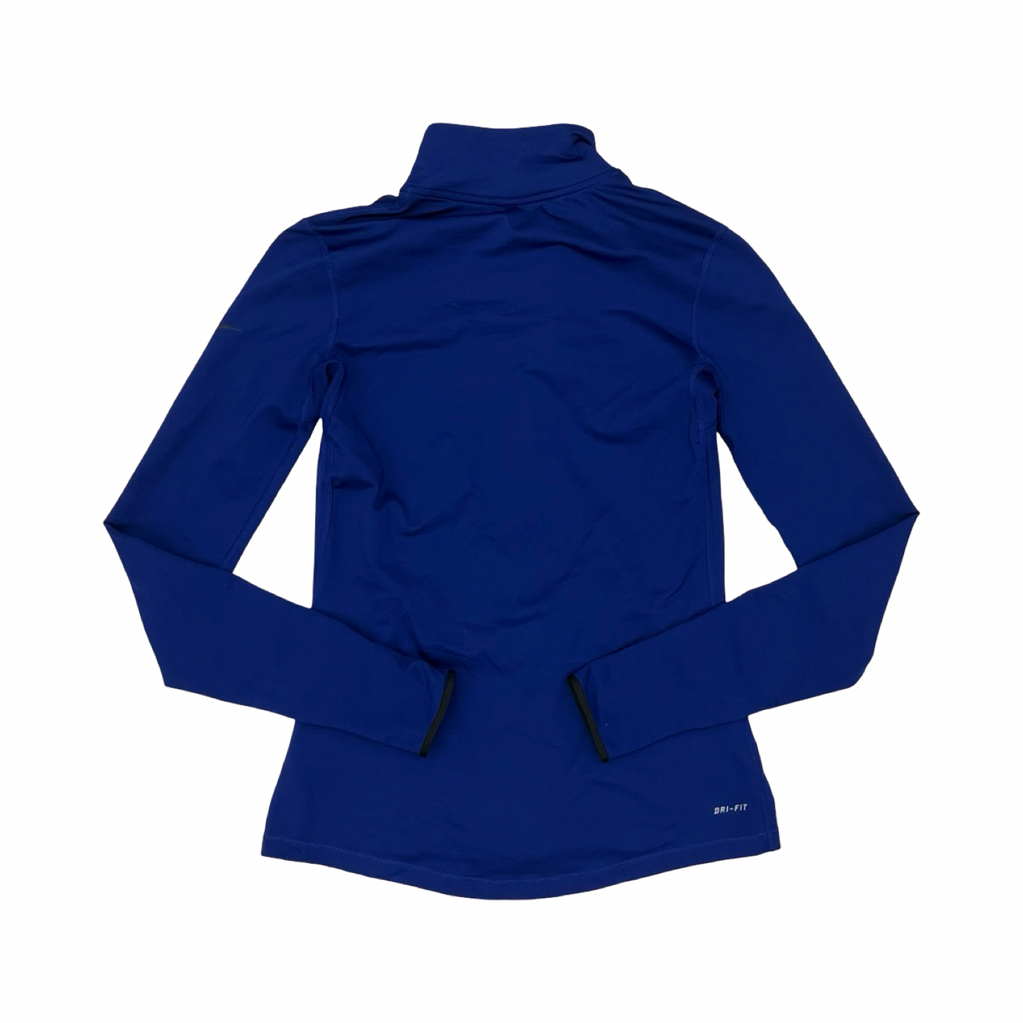 Athletic Top Ls Collar By Nike Apparel In Blue, Size:M