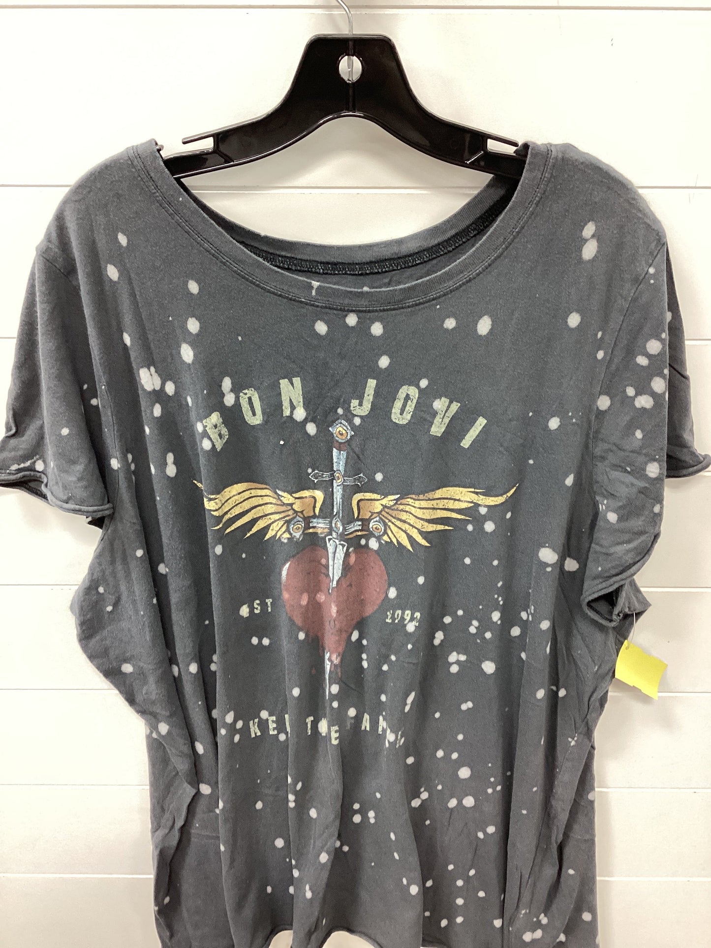 Top Ss By Clothes Mentor In Grey, Size:4X